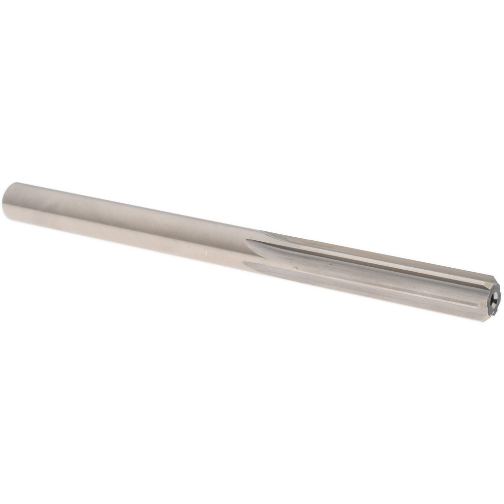 Made in USA 333-0.3860 Chucking Reamer: 0.386" Dia, 5-1/8" OAL, 1-3/4" Flute Length, Straight Shank, High Speed Steel Image