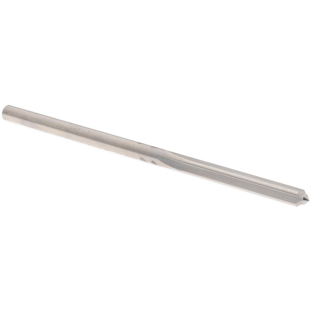 Made in USA 333-0.1240 Chucking Reamer: 0.124" Dia, 2-3/4" OAL, 7/8" Flute Length, Straight Shank, High Speed Steel Image