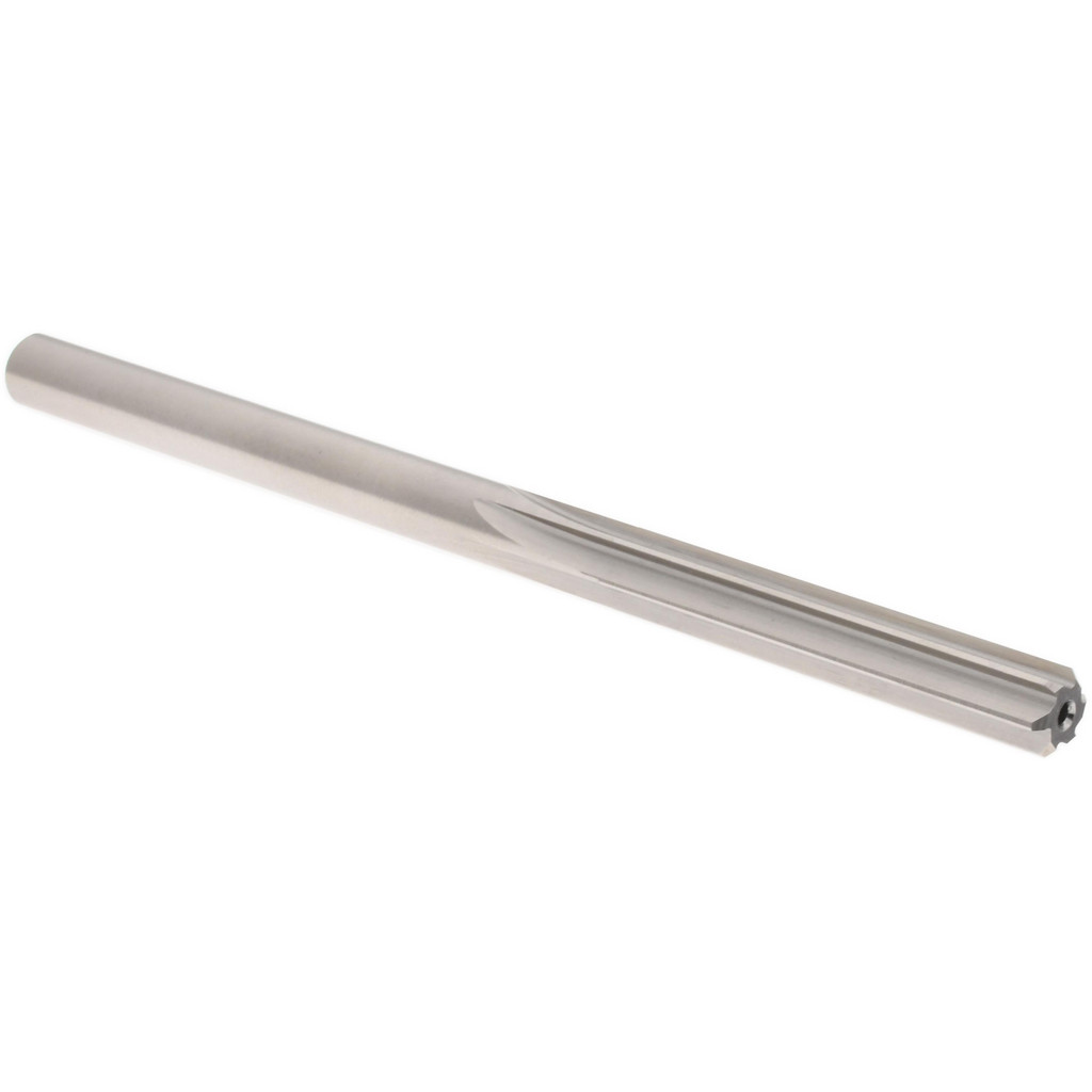 Made in USA 370-0.2495 Chucking Reamer: 0.2495" Dia, 4" OAL, 1-1/2" Flute Length, Straight Shank, High Speed Steel Image