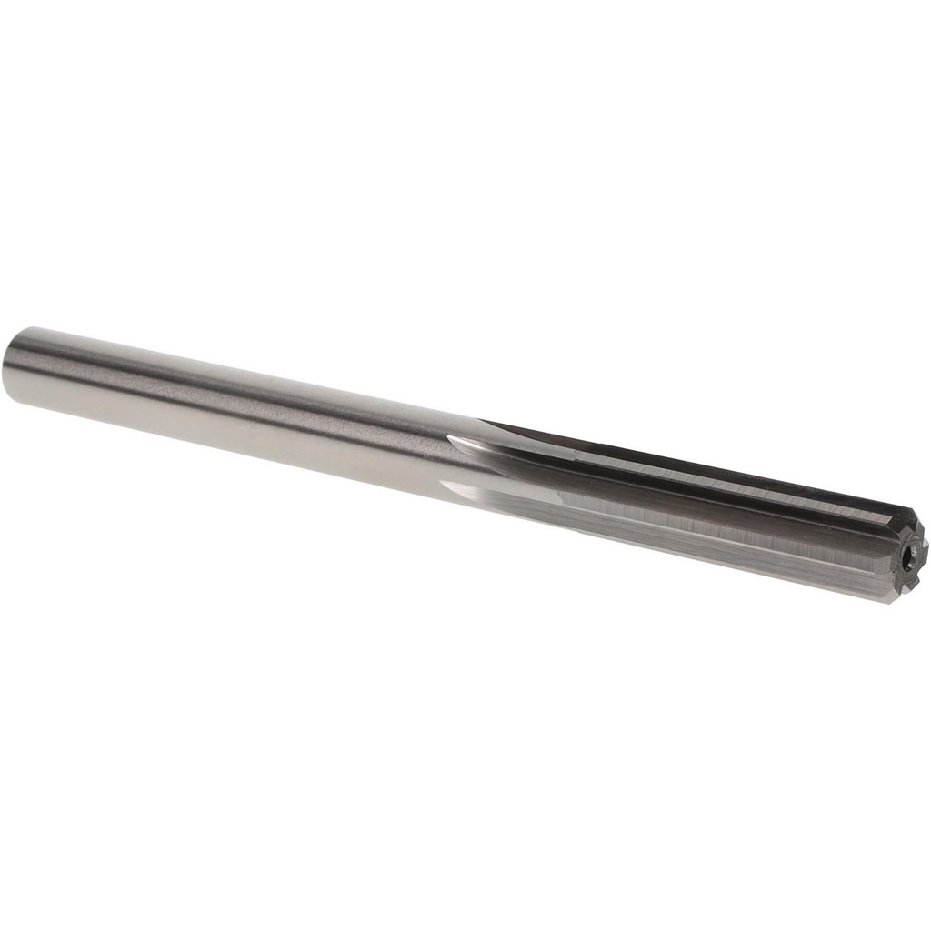Made in USA 333-0.4365 Chucking Reamer: 0.4365" Dia, 5-1/2" OAL, 1-3/4" Flute Length, Straight Shank, High Speed Steel Image
