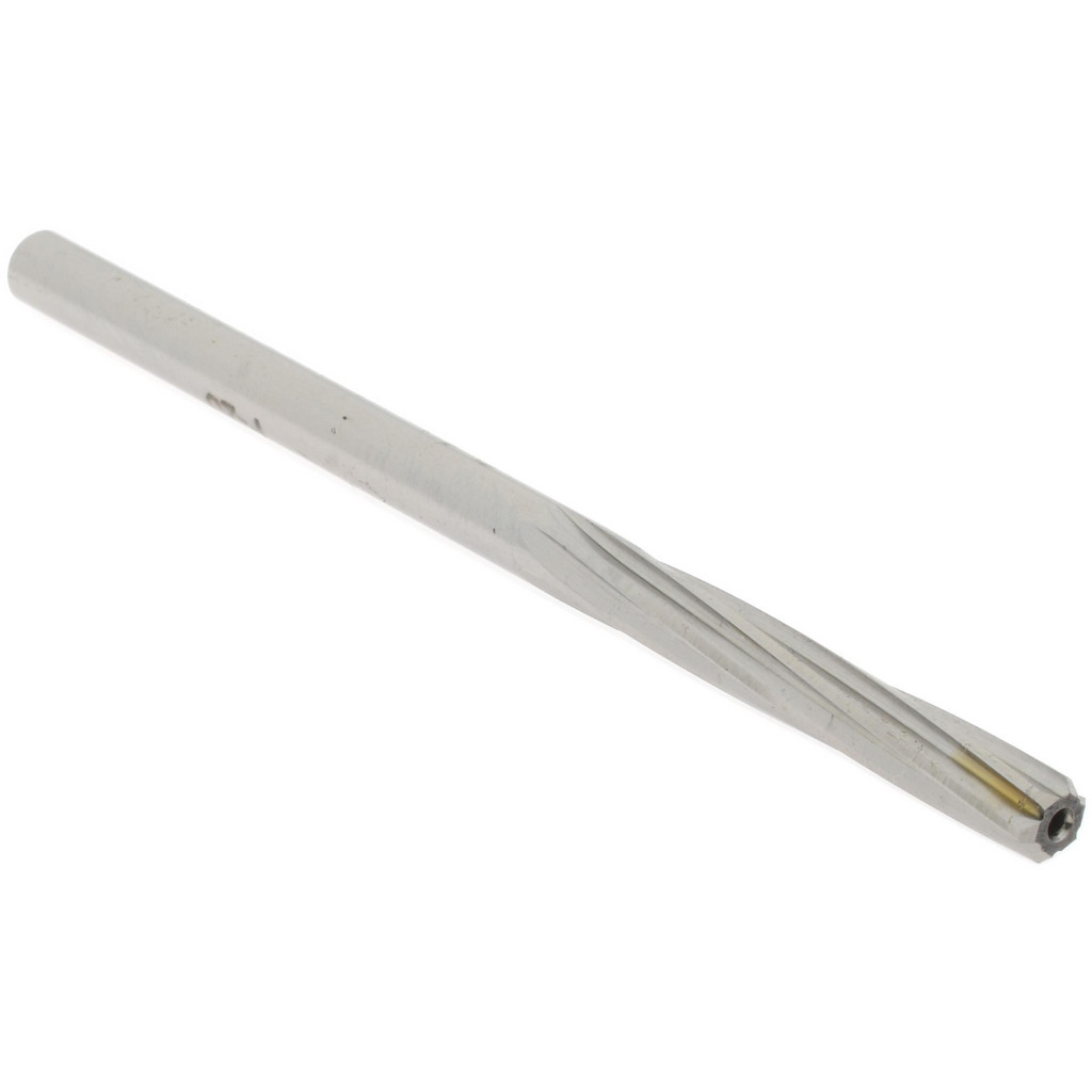 Made in USA 333-0.5010 Chucking Reamer: 0.501" Dia, 6" OAL, 2" Flute Length, Straight Shank, High Speed Steel Image