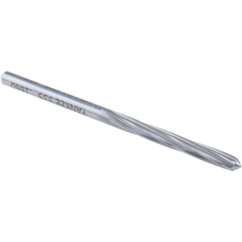 Made in USA 335-0.1660 Chucking Reamer: 0.166" Dia, 3-1/4" OAL, 1-1/8" Flute Length, Straight Shank, High Speed Steel Image
