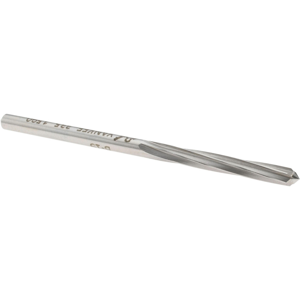 Made in USA 335-0.1590 Chucking Reamer: 0.159" Dia, 3-1/4" OAL, 1-1/8" Flute Length, Straight Shank, High Speed Steel Image