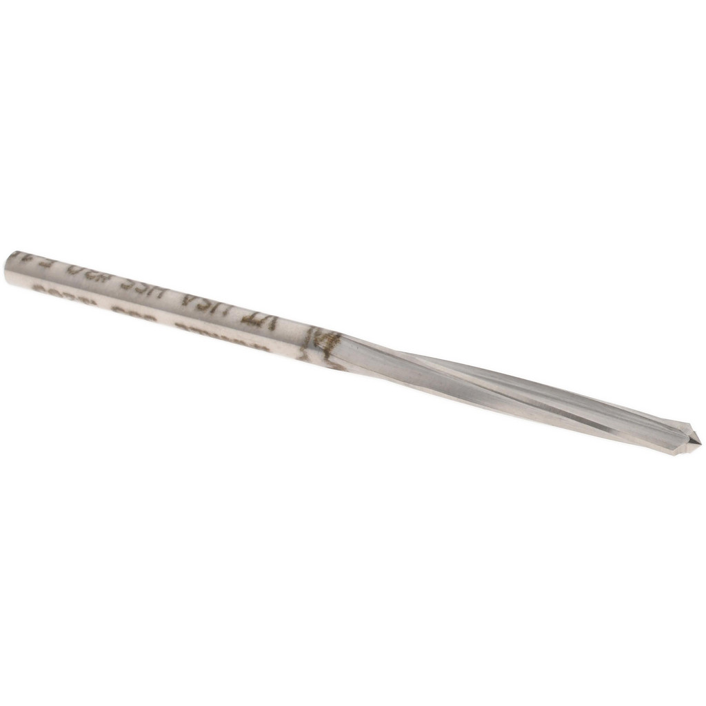 Made in USA 335-0.1285 Chucking Reamer: 0.1285" Dia, 2-3/4" OAL, 7/8" Flute Length, Straight Shank, High Speed Steel Image