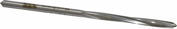 Made in USA 335-0.1065 Chucking Reamer: 0.1065" Dia, 2-1/2" OAL, 7/8" Flute Length, Straight Shank, High Speed Steel Image