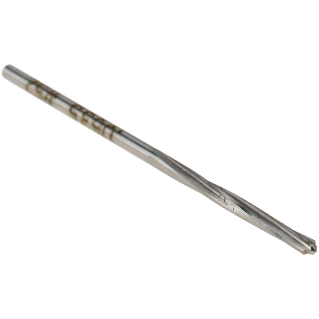 Made in USA 335-0.0635 Chucking Reamer: 0.0635" Dia, 1-7/8" OAL, 1/2" Flute Length, Straight Shank, High Speed Steel Image