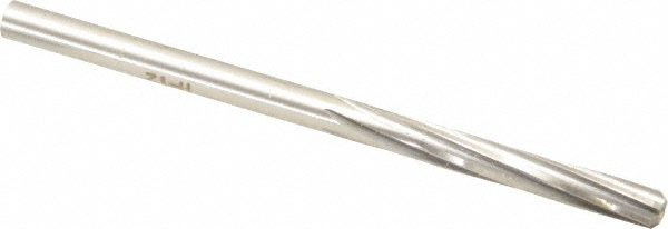 Made in USA 335-0.2188 Chucking Reamer: 7/32" Dia, 3-3/4" OAL, 1-1/4" Flute Length, Straight Shank, High Speed Steel Image