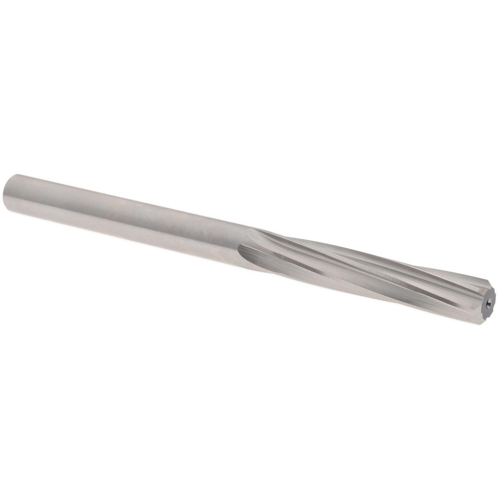 Made in USA 335-0.3750 Chucking Reamer: 3/8" Dia, 5" OAL, 1-3/4" Flute Length, Straight Shank, High Speed Steel Image
