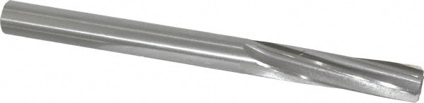 Made in USA 335-0.5000 Chucking Reamer: 1/2" Dia, 6" OAL, 2" Flute Length, Straight Shank, High Speed Steel Image