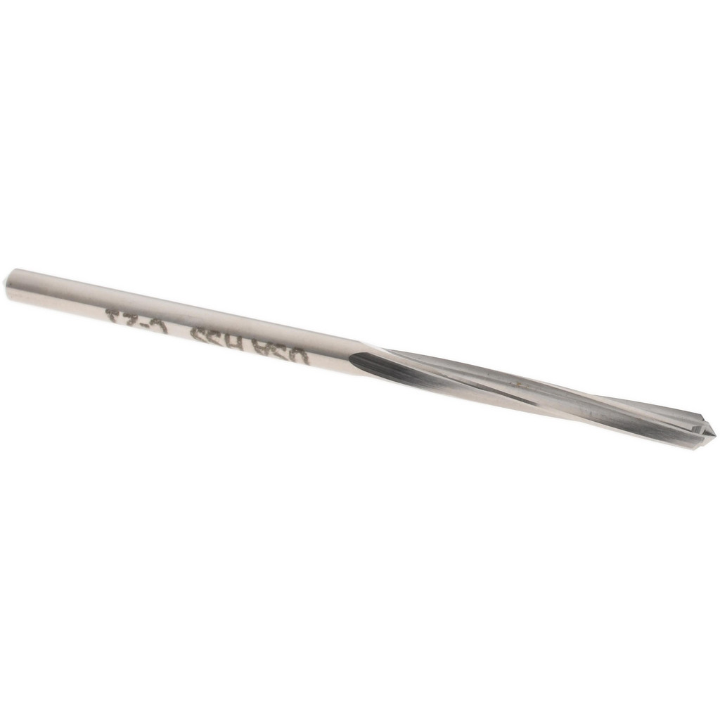 Made in USA 335-0.1240 Chucking Reamer: 0.124" Dia, 2-3/4" OAL, 7/8" Flute Length, Straight Shank, High Speed Steel Image