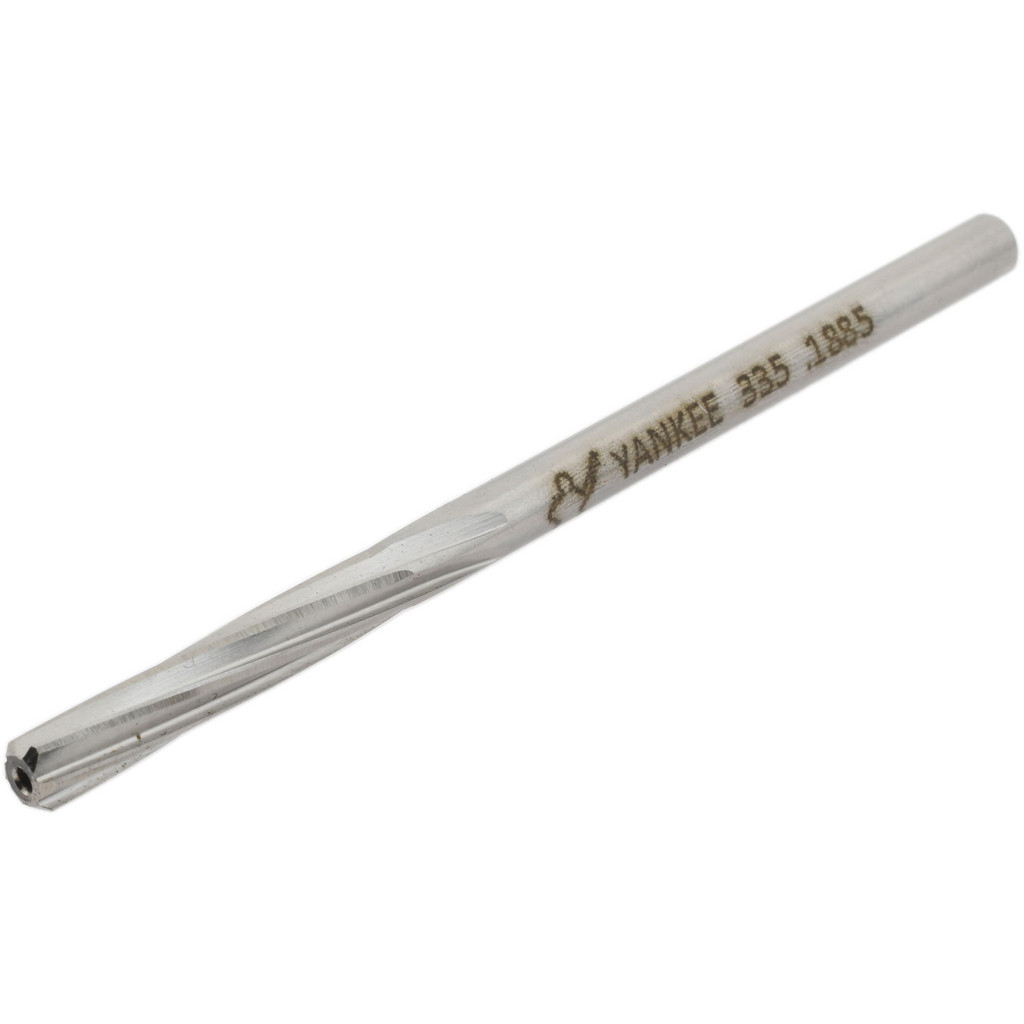 Made in USA 335-0.1885 Chucking Reamer: 0.1885" Dia, 3-1/2" OAL, 1-1/8" Flute Length, Straight Shank, High Speed Steel Image