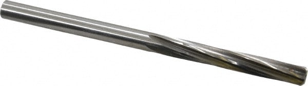 Made in USA 375-0.2480 Chucking Reamer: 0.248" Dia, 4" OAL, 1-1/2" Flute Length, Straight Shank, High Speed Steel Image