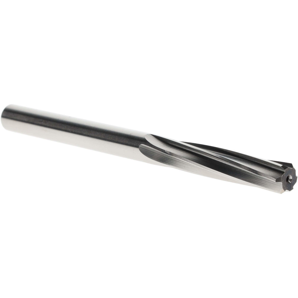 Made in USA 335-0.3760 Chucking Reamer: 0.376" Dia, 5" OAL, 1-3/4" Flute Length, Straight Shank, High Speed Steel Image