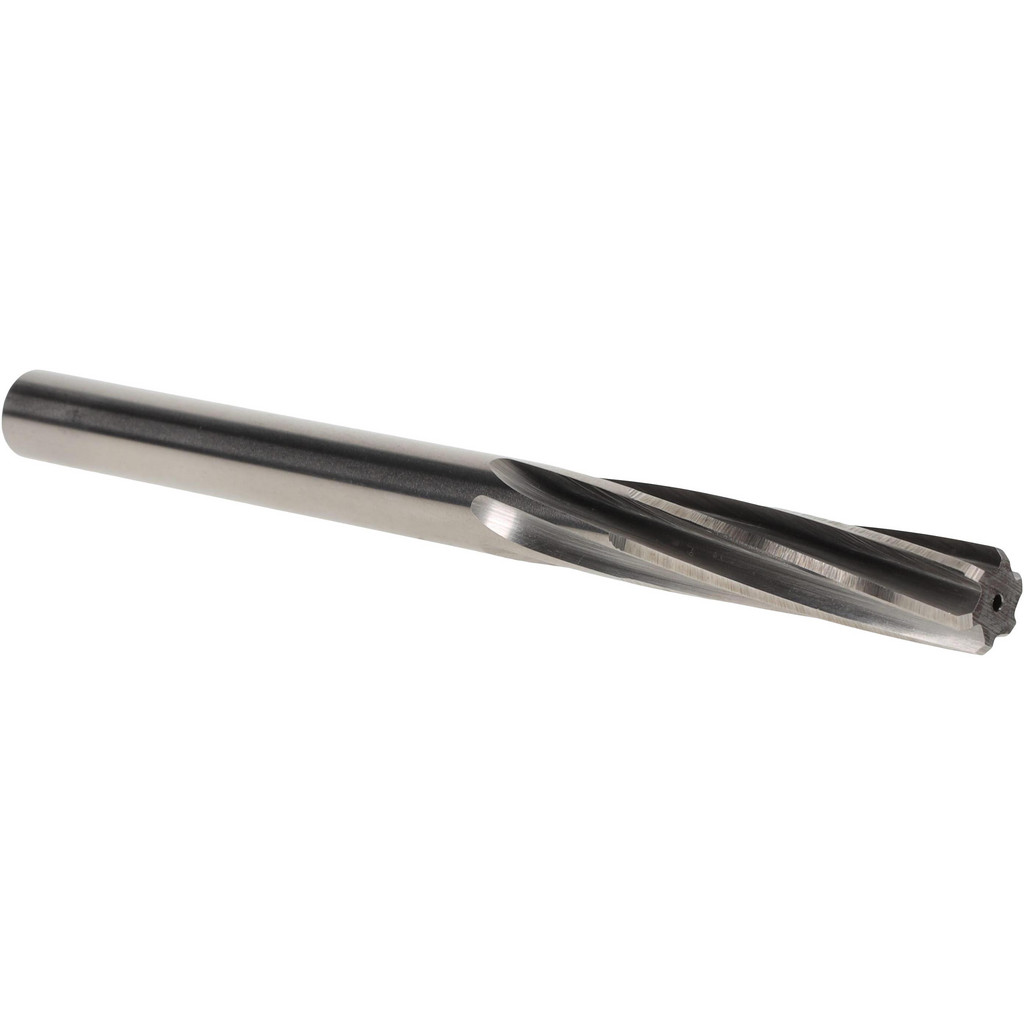 Made in USA 375-0.4355 Chucking Reamer: 0.4355" Dia, 5-1/2" OAL, 1-3/4" Flute Length, Straight Shank, High Speed Steel Image