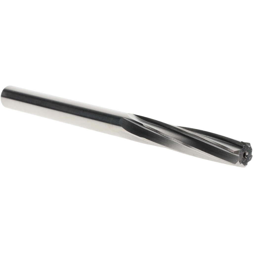 Made in USA 335-0.3770 Chucking Reamer: 0.377" Dia, 5" OAL, 1-3/4" Flute Length, Straight Shank, High Speed Steel Image
