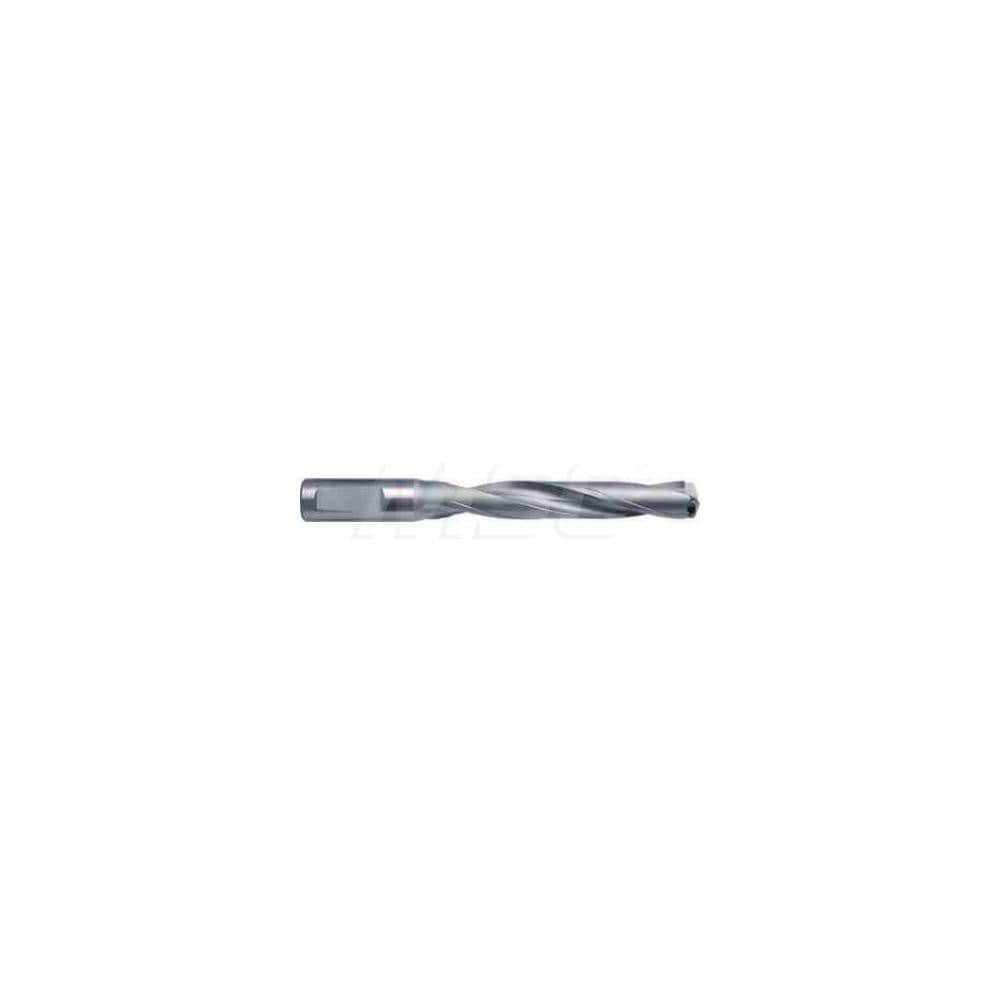 Replaceable-Tip Drill: 26 to 27.5 mm Dia, 140 mm Max Depth, 1-1/4" Whistle Notch Shank