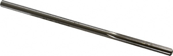 Made in USA 1433-0.1850 Chucking Reamer: 0.185" Dia, 4-1/2" OAL, 1-1/8" Flute Length, Straight Shank, Cobalt Steel Image