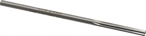 Made in USA 1433-0.1800 Chucking Reamer: 0.18" Dia, 4-1/2" OAL, 1-1/8" Flute Length, Straight Shank, Cobalt Steel Image