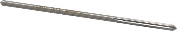 Made in USA 1433-0.1660 Chucking Reamer: 0.166" Dia, 4-1/2" OAL, 1-1/8" Flute Length, Straight Shank, Cobalt Steel Image