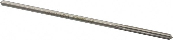 Made in USA 1433-0.1590 Chucking Reamer: 0.159" Dia, 4-1/2" OAL, 1-1/8" Flute Length, Straight Shank, Cobalt Steel Image