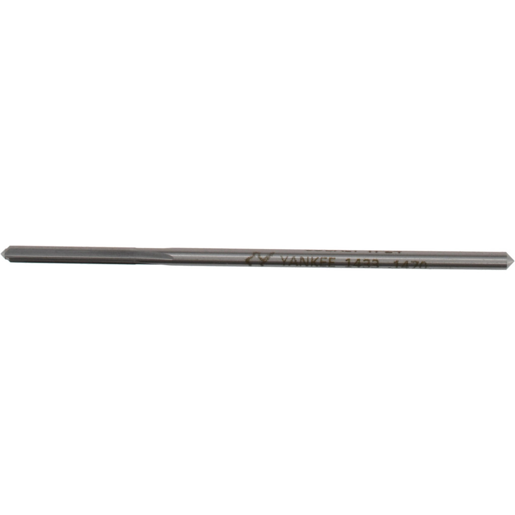 Made in USA | Yankee Chucking Reamer: #26, 4" OAL, 1" Flute Length, Straight Flute, Straight-Cylindrical Shank, Cobalt Steel - 4 Flute, Right Hand