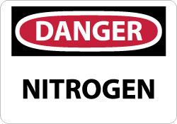 Chemical & Hazardous Material Sign: Rectangle, 