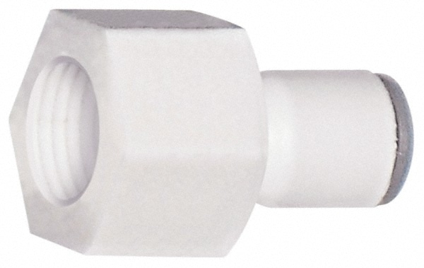 Parker 6325 60 133WP2 Push-To-Connect Tube Fitting: Faucet Connector UNS Thread, 7/16-24 Thread, 3/8" OD Image