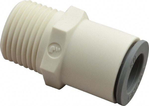 Parker 6505 62 22WP2 Push-To-Connect Tube Fitting: Connector, 1/2" Thread, 1/2" OD Image