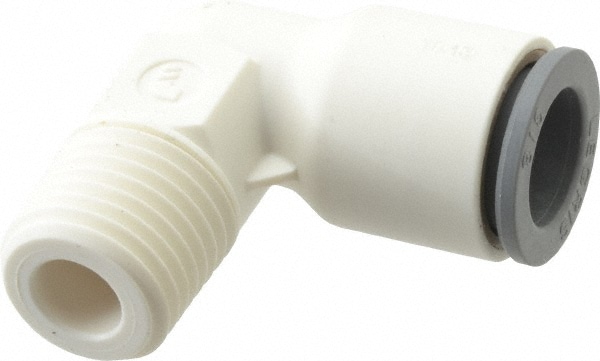 Parker 6579 60 14WP2 Push-To-Connect Tube Fitting: Male Elbow, 1/4" Thread, 3/8" OD Image