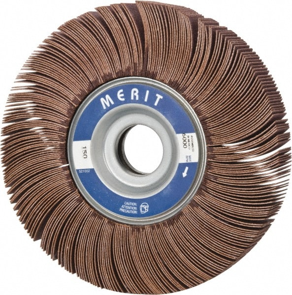 Merit Abrasives 8834123015 6 x 1" 150 Grit Aluminum Oxide Unmounted Flap Wheel Image