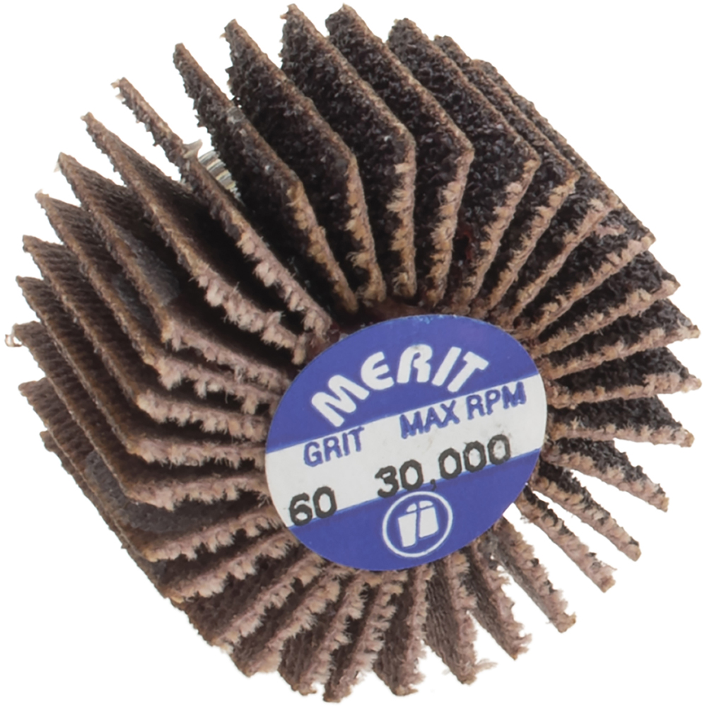 Merit Abrasives 1" Diam x 5/8" Face Width, Medium Aluminum Oxide