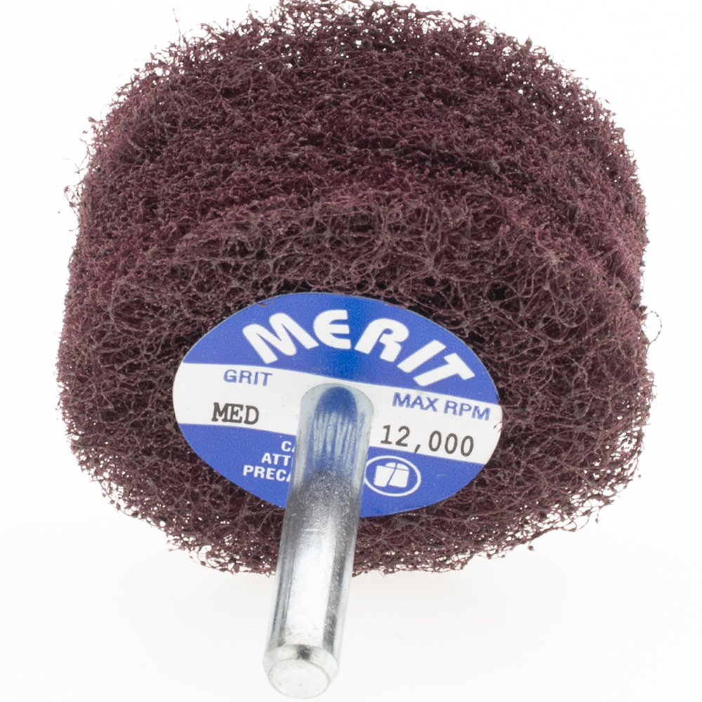 Merit Abrasives Deburring Disc 2" Dia, Medium Grade MSC Direct