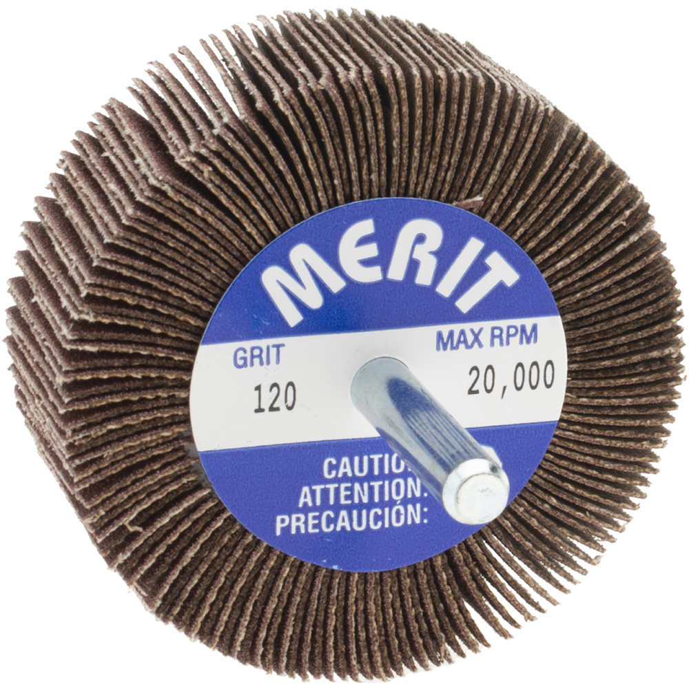 Merit Abrasives 21/2" Diam x 1" Face Width, Fine Ceramic Alumina