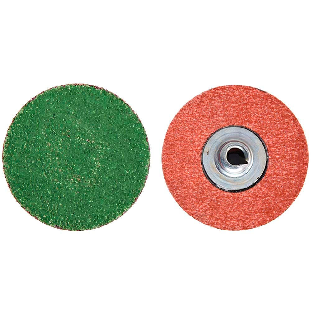 Merit Abrasives 8834167073 Quick-Change Disc: Power-Lock Type 2, 3" Disc Dia, 40 Grit, Zirconia Alumina, Coated Image