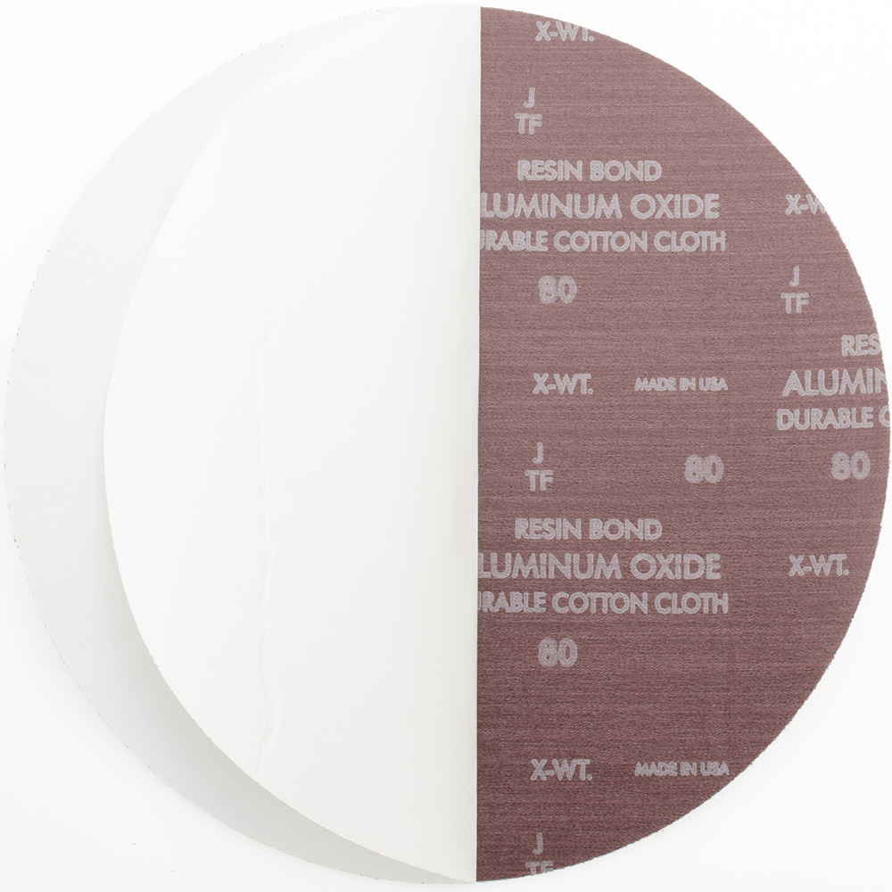 Merit Abrasives PSA Disc 12" Disc Dia, 80 Grit, Aluminum Oxide MSC