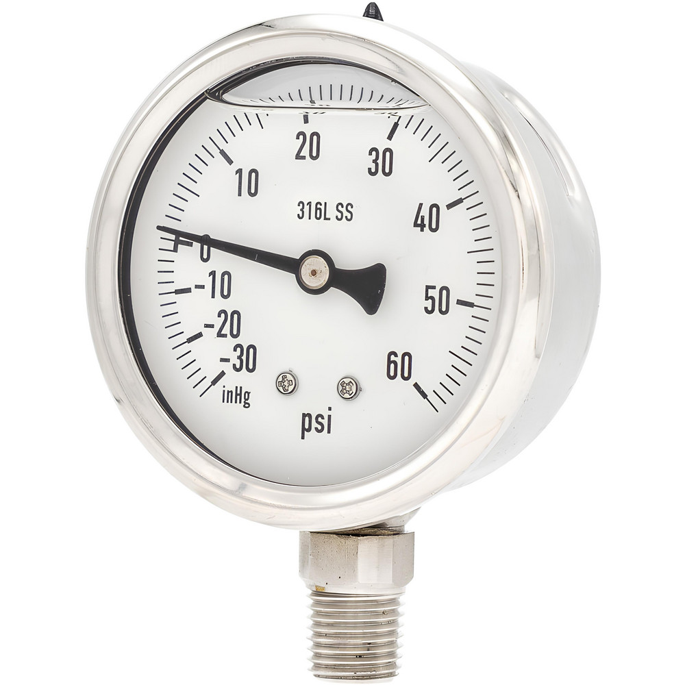 PIC Gauges Pressure Gauges; Gauge Type Industrial Pressure Gauges; Scale Type Single