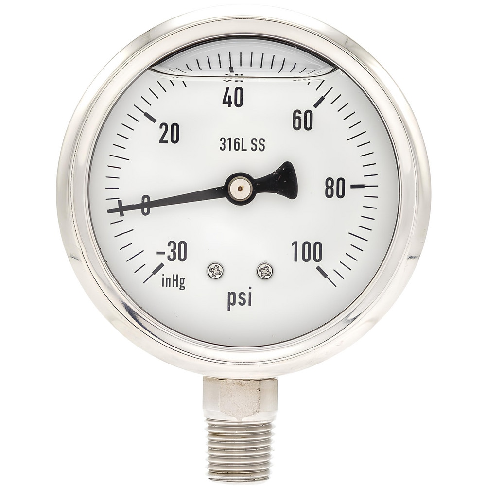 PIC Gauges - Pressure Gauge: 2-1/2