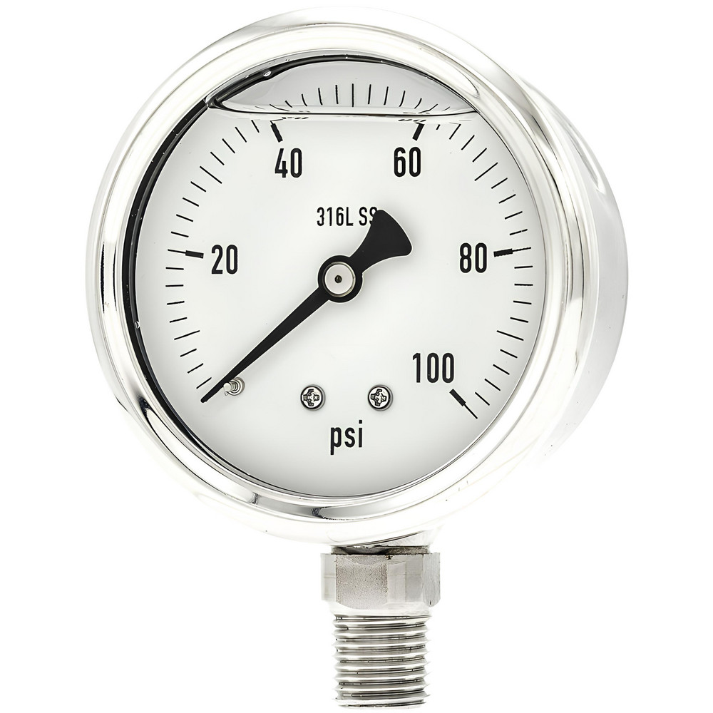 PIC Gauges - Pressure Gauge: 2-1/2