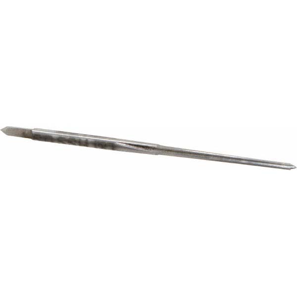 Value Collection 556U6/0 Taper Pin Reamer: #6/0 Pin, 0.0611" Small End, 0.0806" Large End, High Speed Steel Image