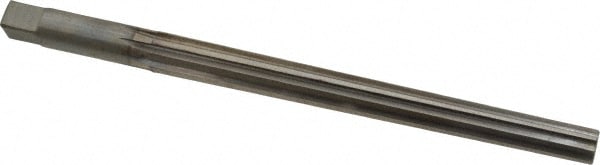 Taper Pin Reamer: #9 Pin, 0.4805" Small End, 0.6066" Large End, High Speed Steel