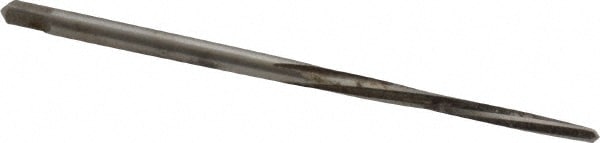Taper Pin Reamer: #6/0 Pin, 0.0611" Small End, 0.0806" Large End, High Speed Steel