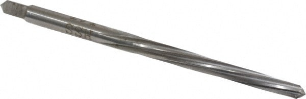 Taper Pin Reamer: #1 Pin, 0.1447" Small End, 0.1798" Large End, High Speed Steel