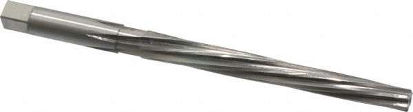 Taper Pin Reamer: #5 Pin, 0.2409" Small End, 0.2994" Large End, High Speed Steel