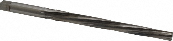 Taper Pin Reamer: #6 Pin, 0.2773" Small End, 0.354" Large End, High Speed Steel