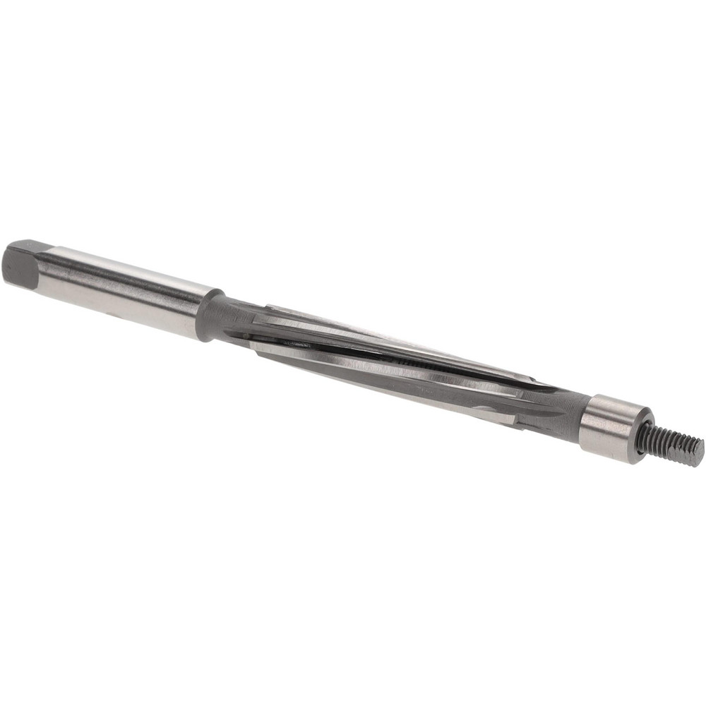 Taper Pin Reamer: #8 Pin, 0.3971" Small End, 0.505" Large End, High Speed Steel
