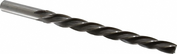 Taper Pin Reamer: #9 Pin, 0.4805" Small End, 0.6066" Large End, High Speed Steel