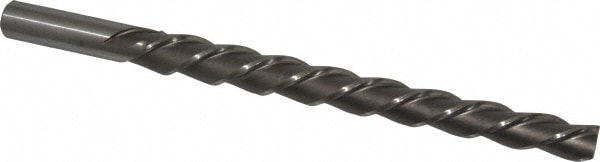 Taper Pin Reamer: #10 Pin, 0.5799" Small End, 0.7216" Large End, High Speed Steel