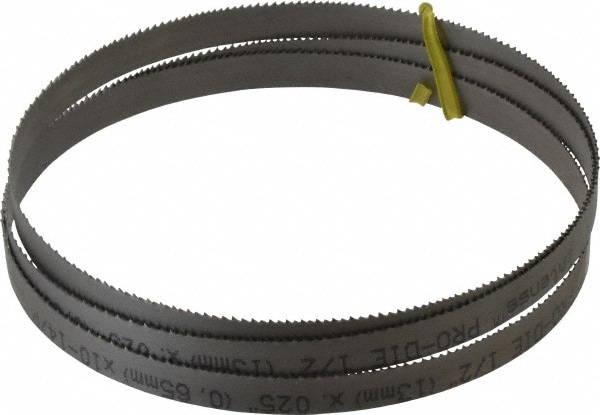 Starrett 16554 Welded Bandsaw Blade: 5 Long, 0.025" Thick, 10 to 14 TPI Image