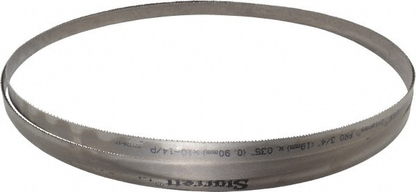 Starrett 15411 Welded Bandsaw Blade: 12 6" Long, 0.035" Thick, 10 to 14 TPI Image