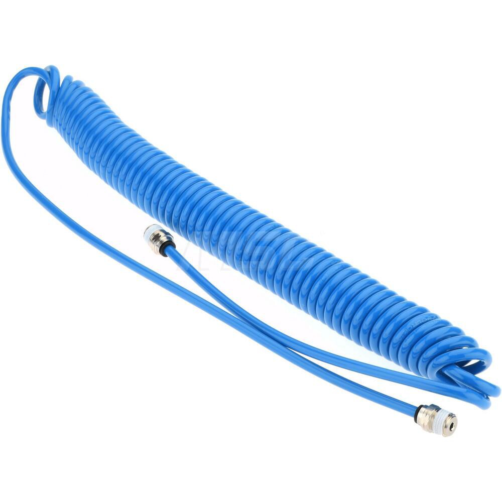 PRO-SOURCE 5540014020PRO Coiled & Self Storing Hose: 20 Long, Male Swivel x Male Swivel Image